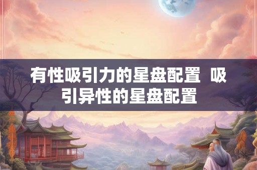 有性吸引力的星盘配置  吸引异性的星盘配置