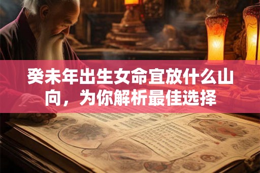 癸未年出生女命宜放什么山向，为你解析最佳选择