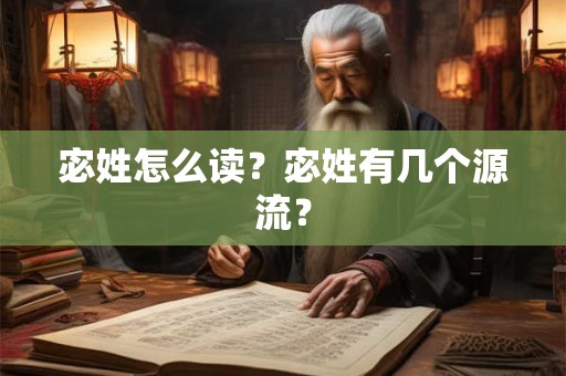 宓姓怎么读？宓姓有几个源流？