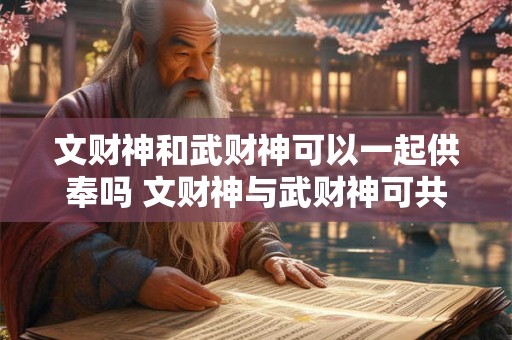 文财神和武财神可以一起供奉吗 文财神与武财神可共供
