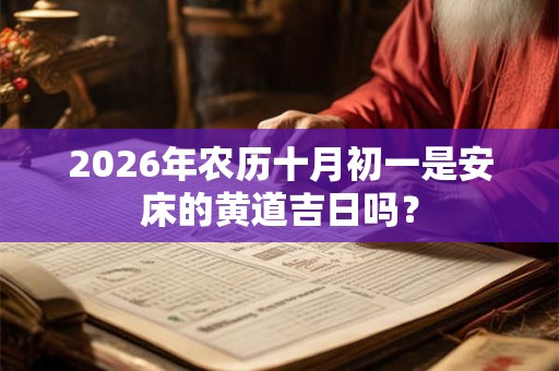 2026年农历十月初一是安床的黄道吉日吗？