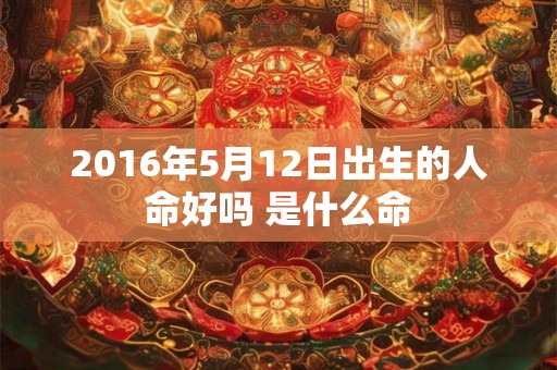 2016年5月12日出生的人命好吗 是什么命