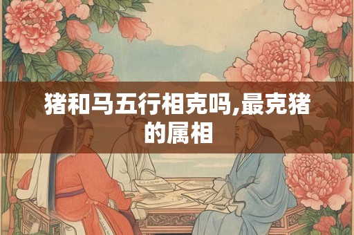 猪和马五行相克吗,最克猪的属相