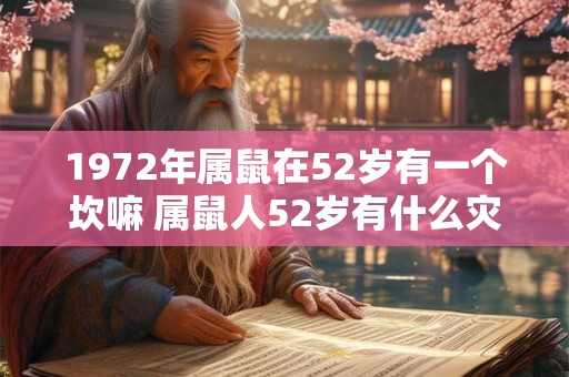 1972年属鼠在52岁有一个坎嘛 属鼠人52岁有什么灾 1972年属鼠在52岁有一个坎嘛 属鼠人52岁有什么灾