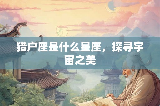 猎户座是什么星座，探寻宇宙之美