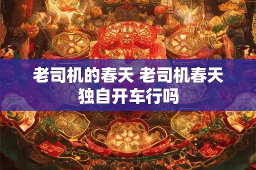 老司机的春天 老司机春天独自开车行吗
