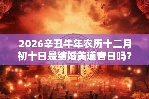 2026辛丑牛年农历十二月初十日是结婚黄道吉日吗？