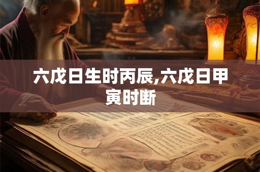 六戊日生时丙辰,六戊日甲寅时断