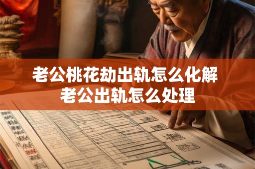 老公桃花劫出轨怎么化解 老公出轨怎么处理