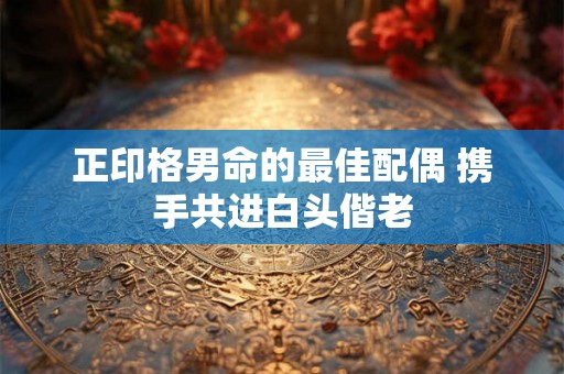 正印格男命的最佳配偶 携手共进白头偕老