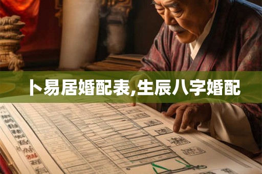卜易居婚配表,生辰八字婚配