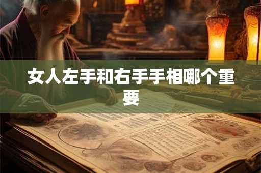 女人左手和右手手相哪个重要