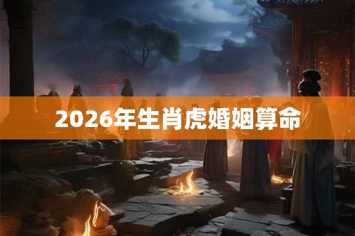 2026年生肖虎婚姻算命