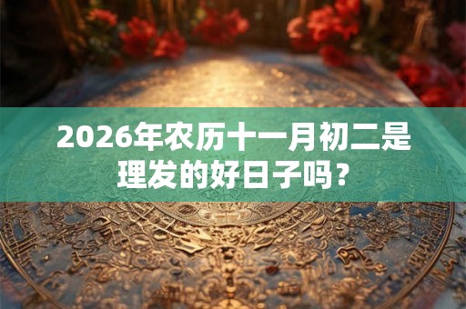 2026年农历十一月初二是理发的好日子吗？