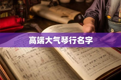 高端大气琴行名字