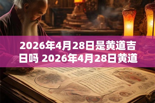2026年4月28日是黄道吉日吗 2026年4月28日黄道吉日 2026年4月28日是黄道吉日吗 2026年4月28日黄道吉日