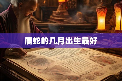 属蛇的几月出生最好