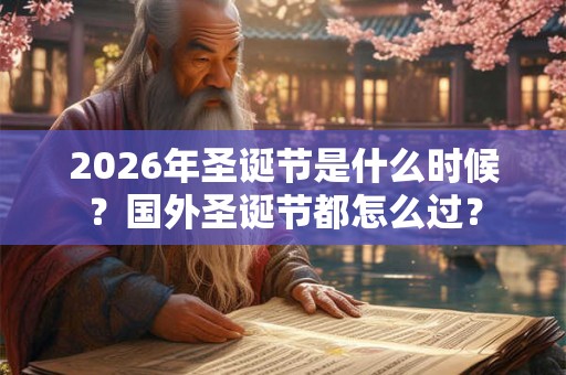 2026年圣诞节是什么时候？国外圣诞节都怎么过？