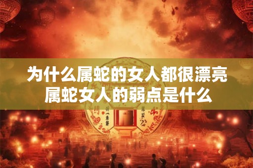 为什么属蛇的女人都很漂亮 属蛇女人的弱点是什么 为什么属蛇的女人都很漂亮 属蛇女人的弱点是什么