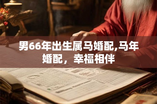 男66年出生属马婚配,马年婚配，幸福相伴