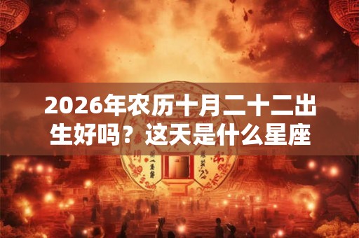 2026年农历十月二十二出生好吗？这天是什么星座