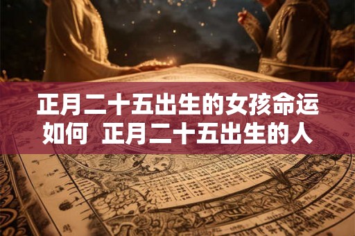 正月二十五出生的女孩命运如何  正月二十五出生的人命运如何