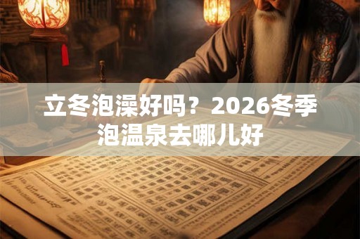 立冬泡澡好吗？2026冬季泡温泉去哪儿好