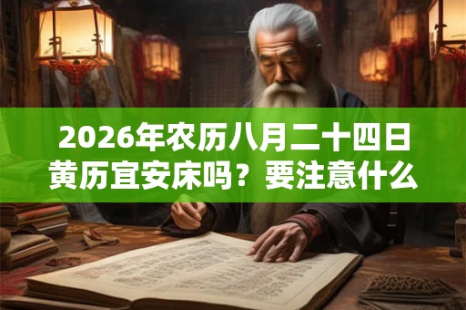 2026年农历八月二十四日黄历宜安床吗？要注意什么？