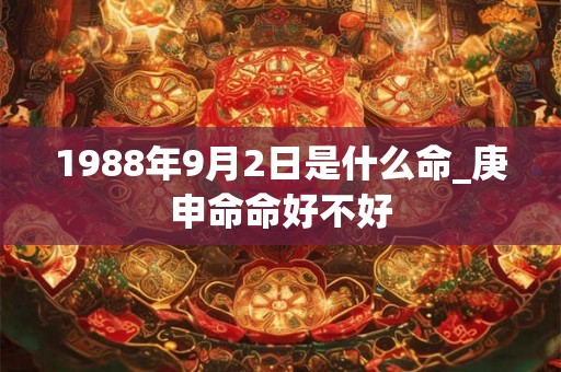 1988年9月2日是什么命_庚申命命好不好