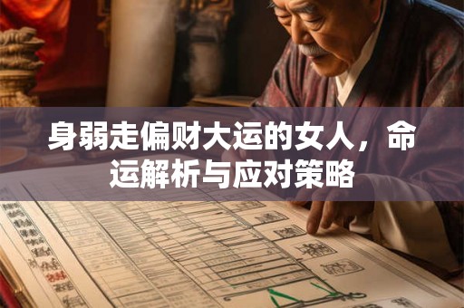 身弱走偏财大运的女人，命运解析与应对策略