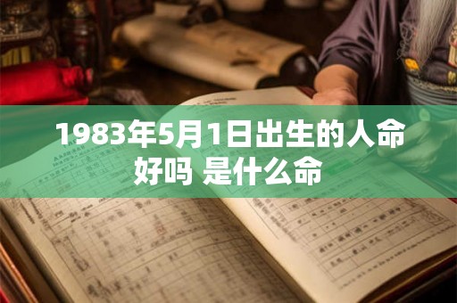 1983年5月1日出生的人命好吗 是什么命