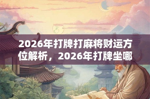 2026年打牌打麻将财运方位解析,2026年打牌坐哪个方位好? 2026年打牌打麻将财运方位解析,2026年打牌坐哪个方位好?