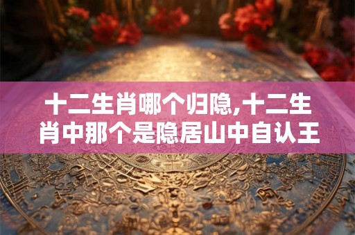 十二生肖哪个归隐,十二生肖中那个是隐居山中自认王