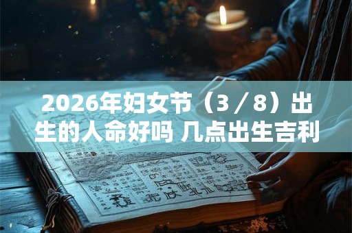 2026年妇女节（3／8）出生的人命好吗 几点出生吉利