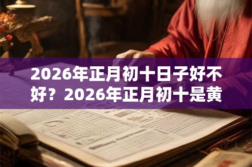 2026年正月初十日子好不好？2026年正月初十是黄道吉日吗？