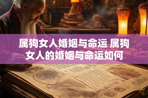 属狗女人婚姻与命运 属狗女人的婚姻与命运如何 属狗女人婚姻与命运 属狗女人的婚姻与命运如何