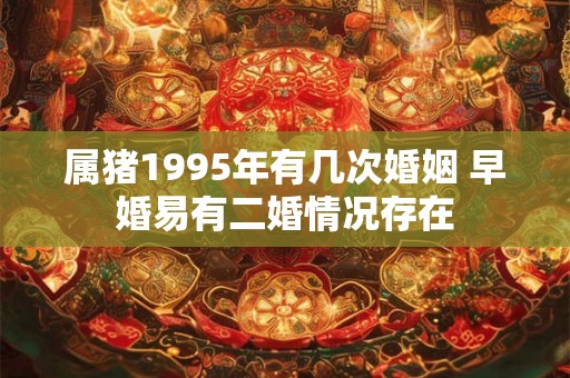 属猪1995年有几次婚姻 早婚易有二婚情况存在 属猪1995年有几次婚姻 早婚易有二婚情况存在