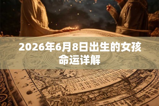2026年6月8日出生的女孩命运详解