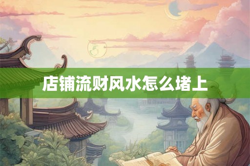 店铺流财风水怎么堵上