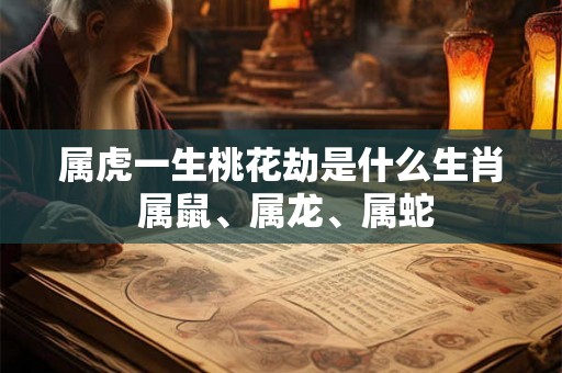属虎一生桃花劫是什么生肖 属鼠、属龙、属蛇