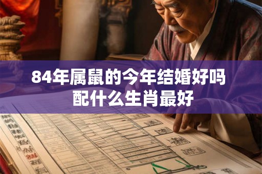 84年属鼠的今年结婚好吗  配什么生肖最好