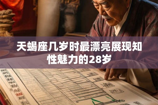 天蝎座几岁时最漂亮展现知性魅力的28岁