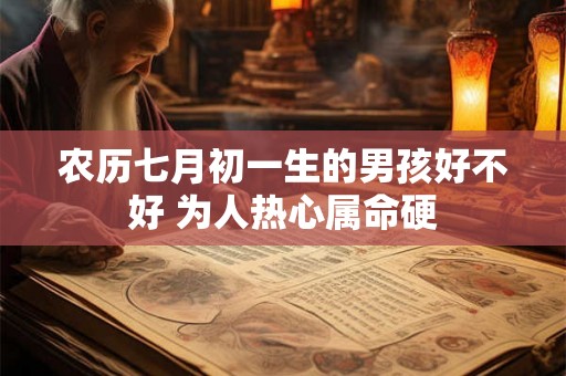农历七月初一生的男孩好不好 为人热心属命硬