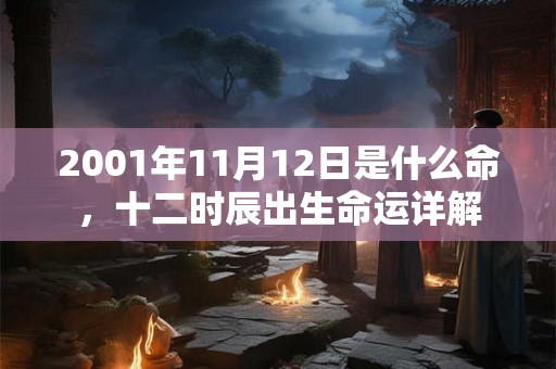 2001年11月12日是什么命，十二时辰出生命运详解