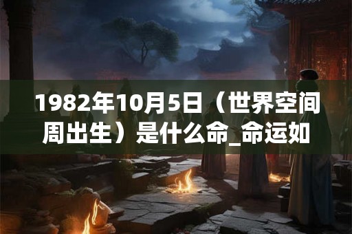 1982年10月5日（世界空间周出生）是什么命_命运如何