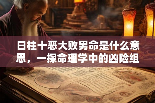 日柱十恶大败男命是什么意思，一探命理学中的凶险组合