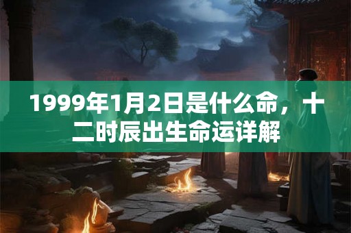 1999年1月2日是什么命，十二时辰出生命运详解