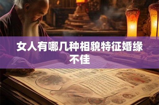 女人有哪几种相貌特征婚缘不佳