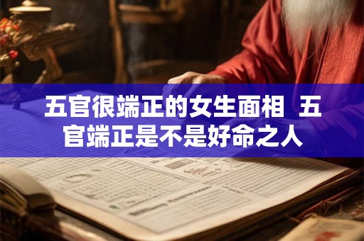 五官很端正的女生面相  五官端正是不是好命之人