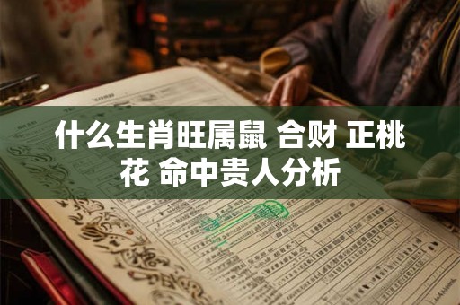 什么生肖旺属鼠 合财 正桃花 命中贵人分析